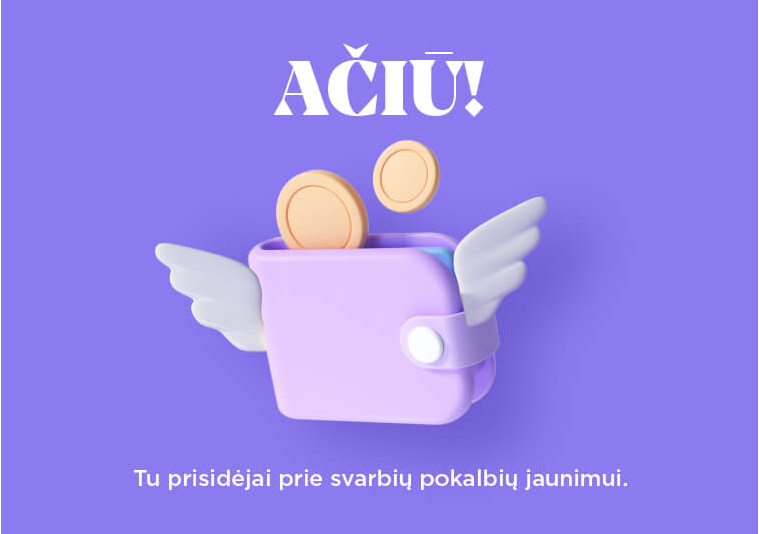 Jaunimo linija — ačiū